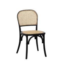 Krzesło YURO z drewna wiązowego czarne*Zona-Design