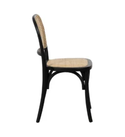 Krzesło YURO z drewna wiązowego czarne*Zona-Design