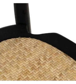 Krzesło YURO z drewna wiązowego czarne*Zona-Design