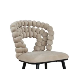 Krzesło Zeenova ciemny beż Bublle kulki*Zona-Design.pl Clearance