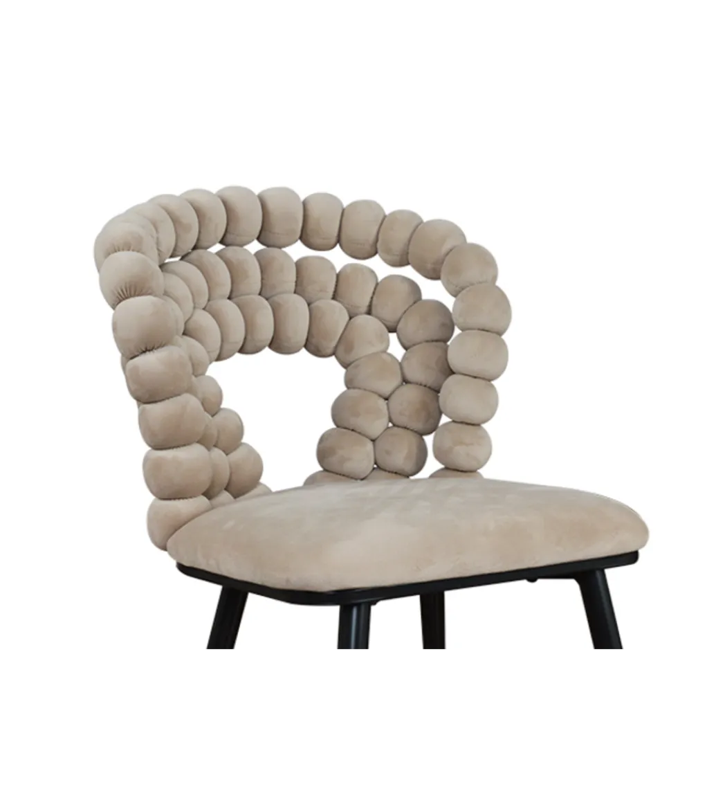 Krzesło Zeenova ciemny beż Bublle kulki*Zona-Design.pl Clearance