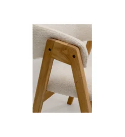 Krzesło z podłokietnikami JULIUS kremowe bouclé*KARE Hot
