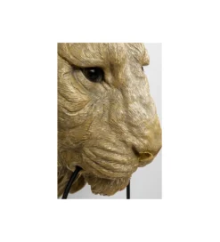 Lampa ścienna ANIMAL TIGER HEAD 34 cm złota*KDesign Best