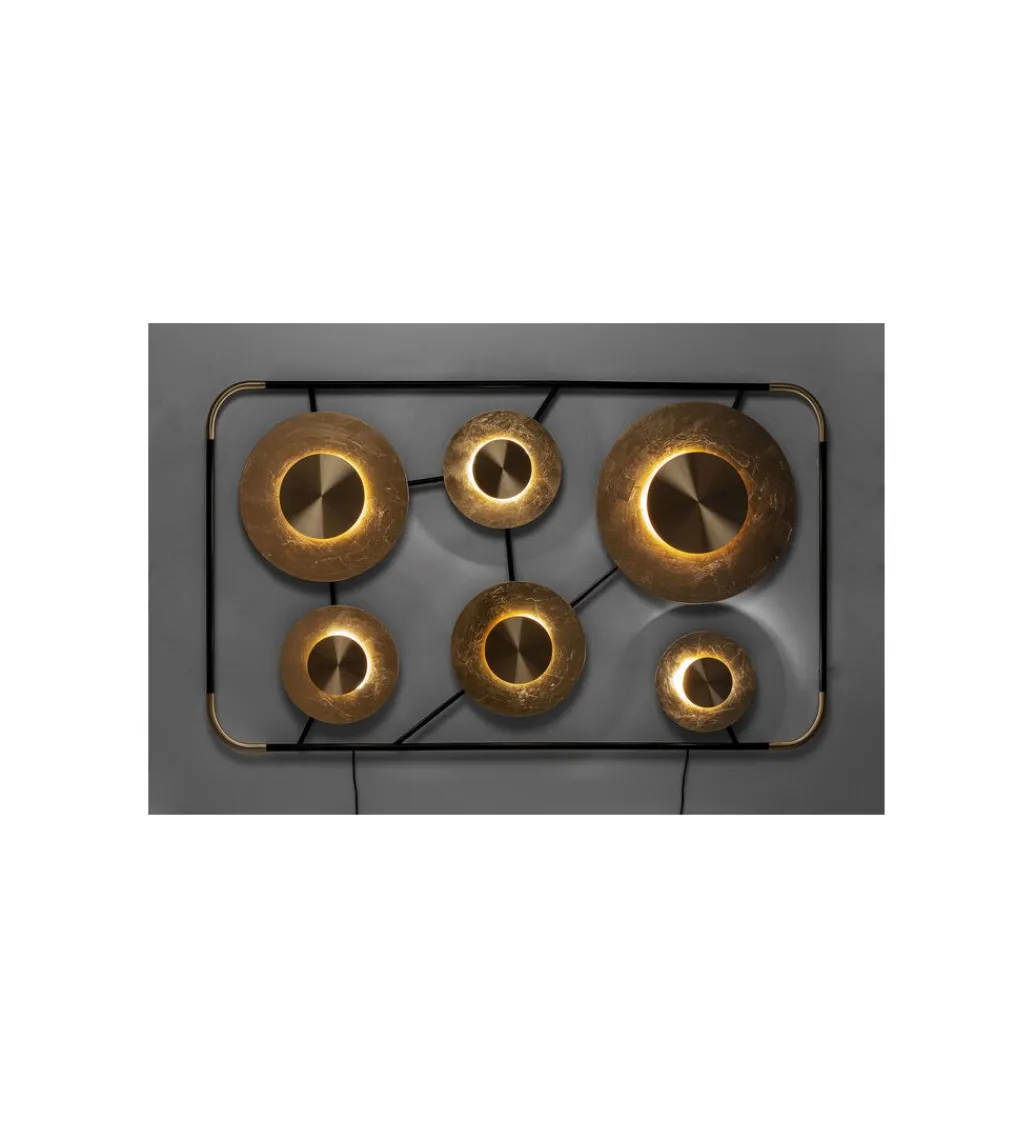 Lampa ścienna DISC 110 x 185 cm złota*KDesign Hot