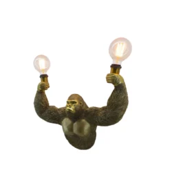Lampa ścienna KING APE 50 cm złota*Invicta Interior Clearance