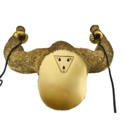 Lampa ścienna KING APE 50 cm złota*Invicta Interior Clearance