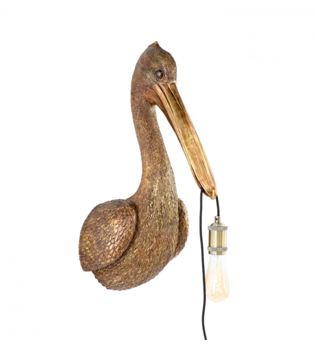Lampa ścienna PELICAN 63 cm antyczny brąz*L&L Discount