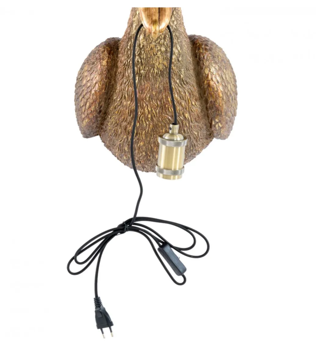 Lampa ścienna PELICAN 63 cm antyczny brąz*L&L Discount