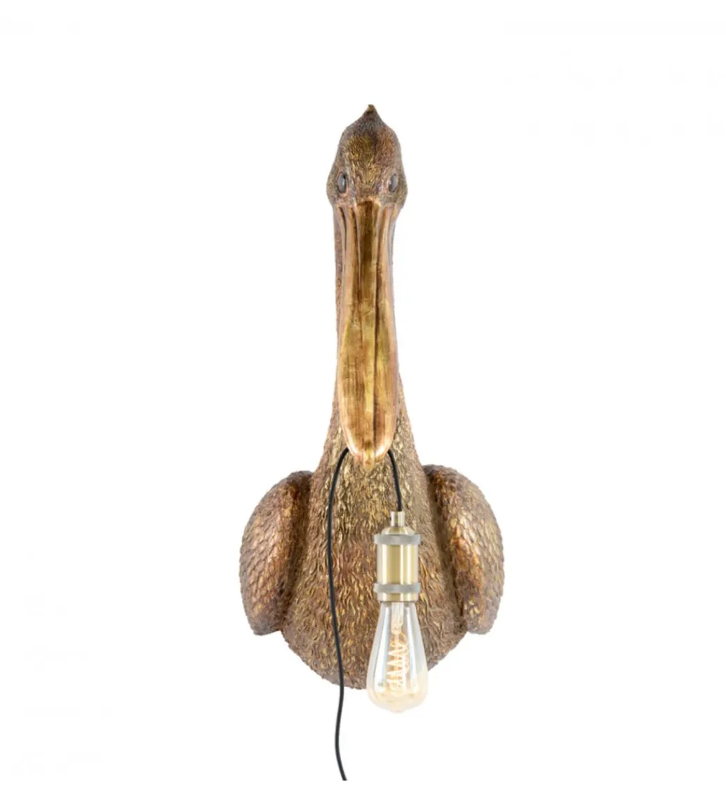 Lampa ścienna PELICAN 63 cm antyczny brąz*L&L Discount