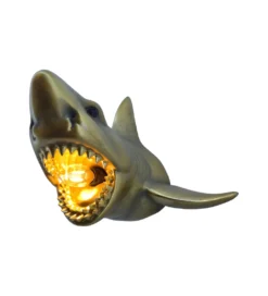 Lampa ścienna SHARK 40 cm złota*Invicta Interior Outlet
