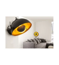 Lampa ścienna Studio czarno złota*Invicta Interior Online