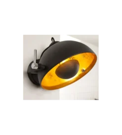 Lampa ścienna Studio czarno złota*Invicta Interior Online