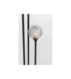 Lampa podłogowa AL CAPONE TRE 175 cm czarne*KDesign