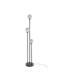 Lampa podłogowa AL CAPONE TRE 175 cm czarne*KDesign