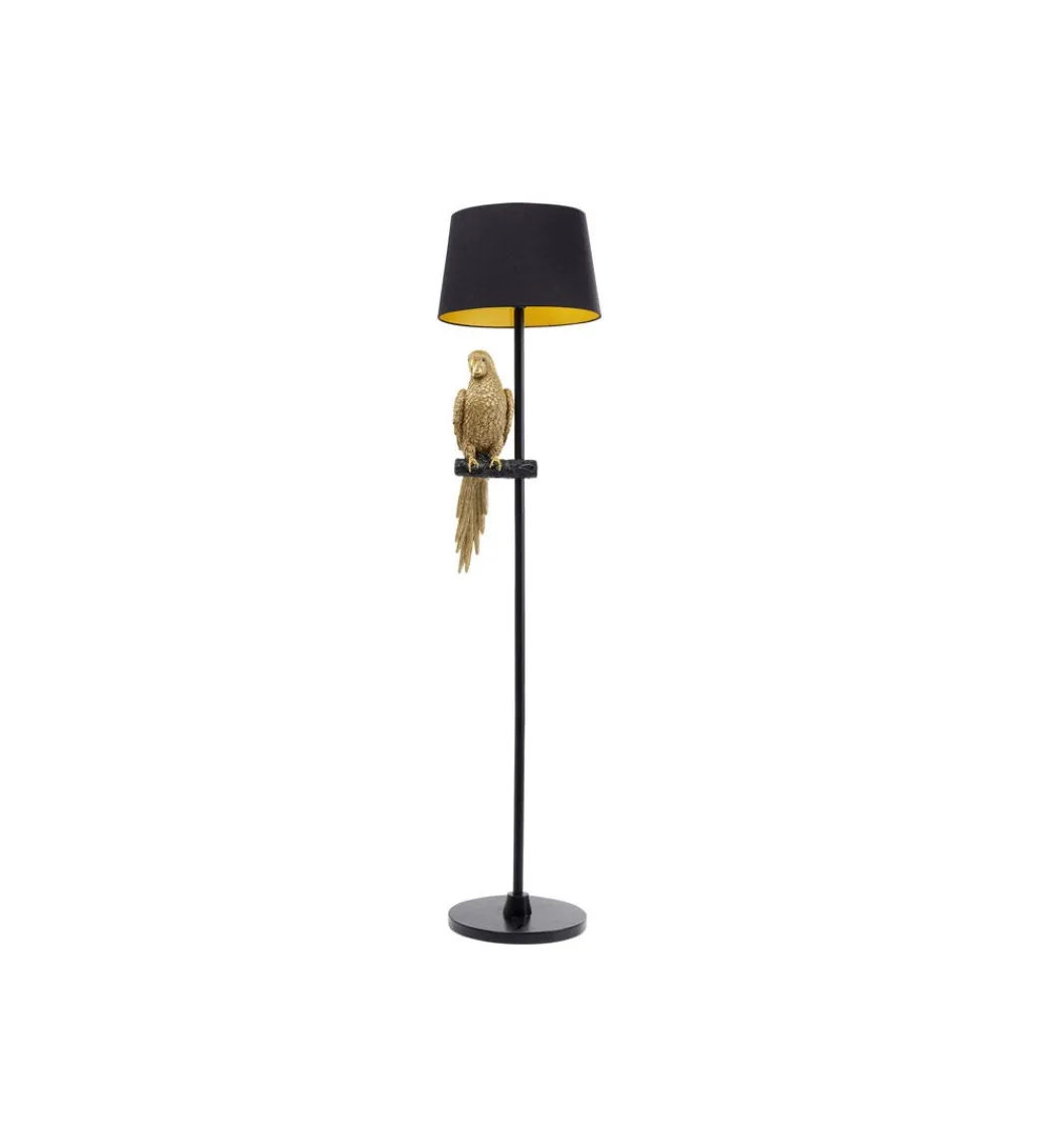 Lampa podłogowa ANIMAL PARROT 176 cm złota*KDesign Best