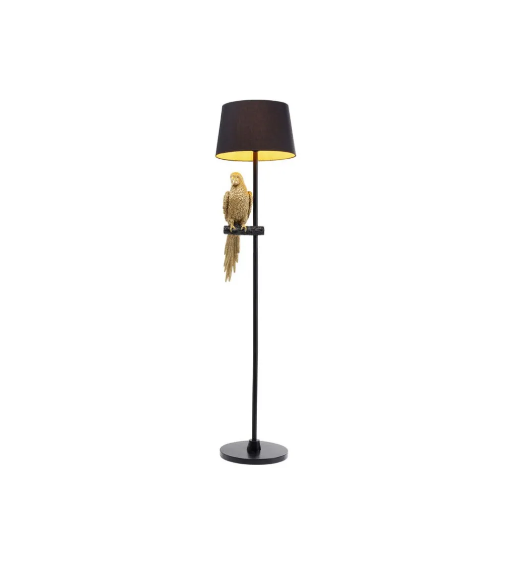 Lampa podłogowa ANIMAL PARROT 176 cm złota*KDesign Best