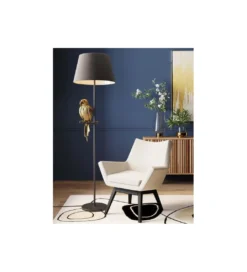 Lampa podłogowa ANIMAL PARROT 176 cm złota*KDesign Best