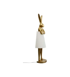 Lampa podłogowa ANIMAL RABBIT 150 cm złota*KDesign Clearance