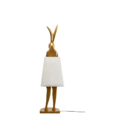 Lampa podłogowa ANIMAL RABBIT 150 cm złota*KDesign Clearance