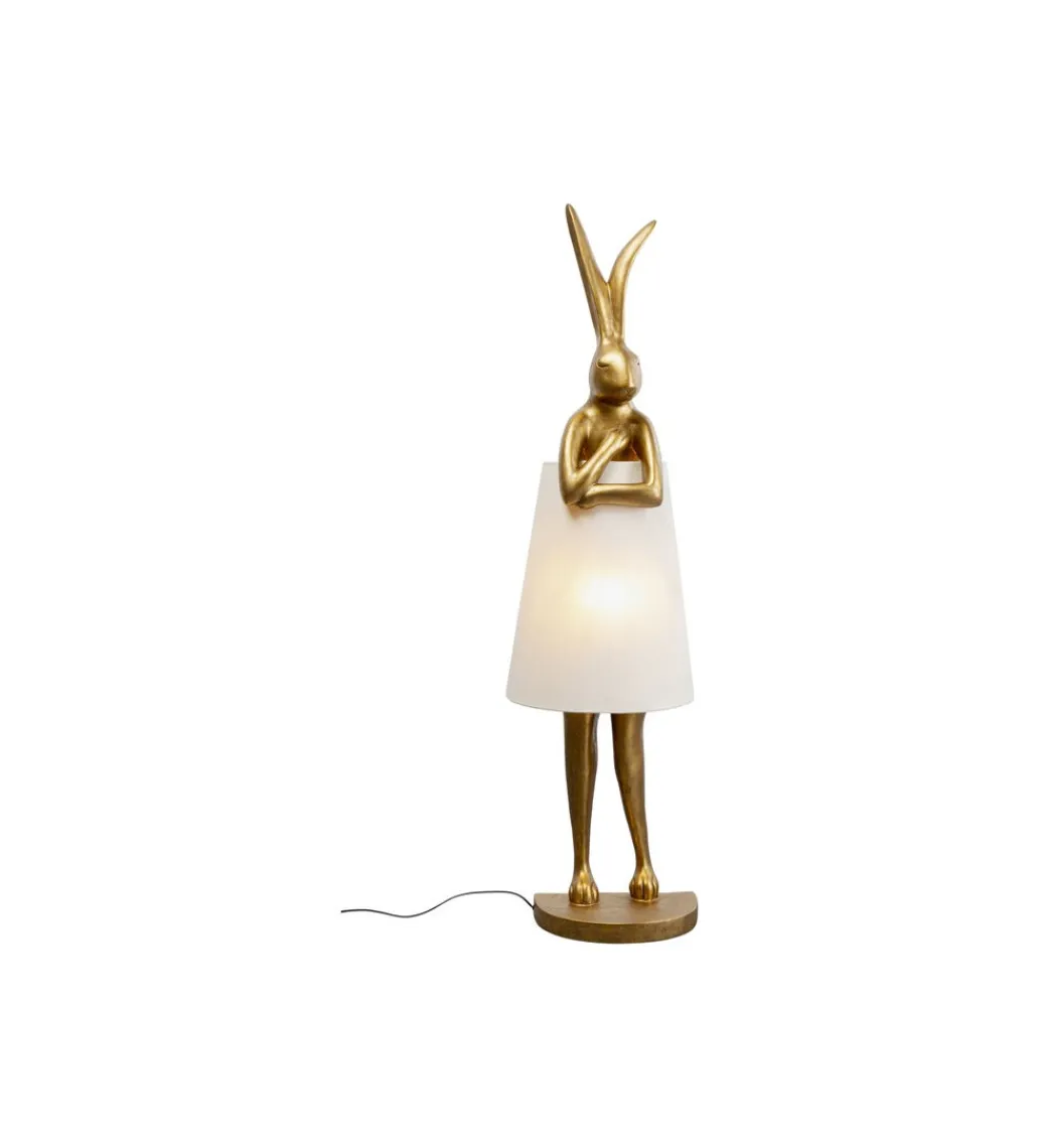 Lampa podłogowa ANIMAL RABBIT 150 cm złota*KDesign Clearance