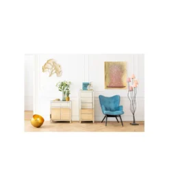 Lampa podłogowa APOLLON 35 cm złota*KDesign