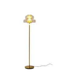 Lampa podłogowa ARCADIA AMBER 155 cm złota*KDesign Best