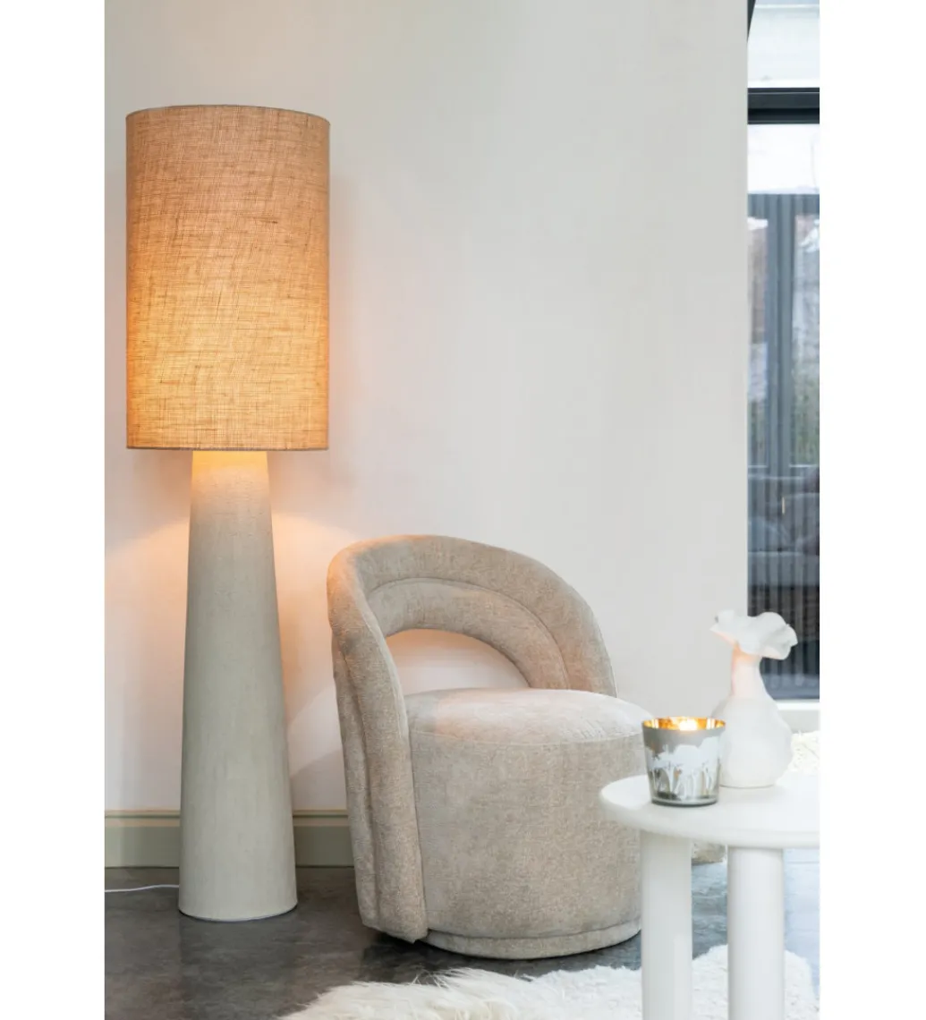 Lampa podłogowa AVA 140 cm naturalna biała*J-Line Online