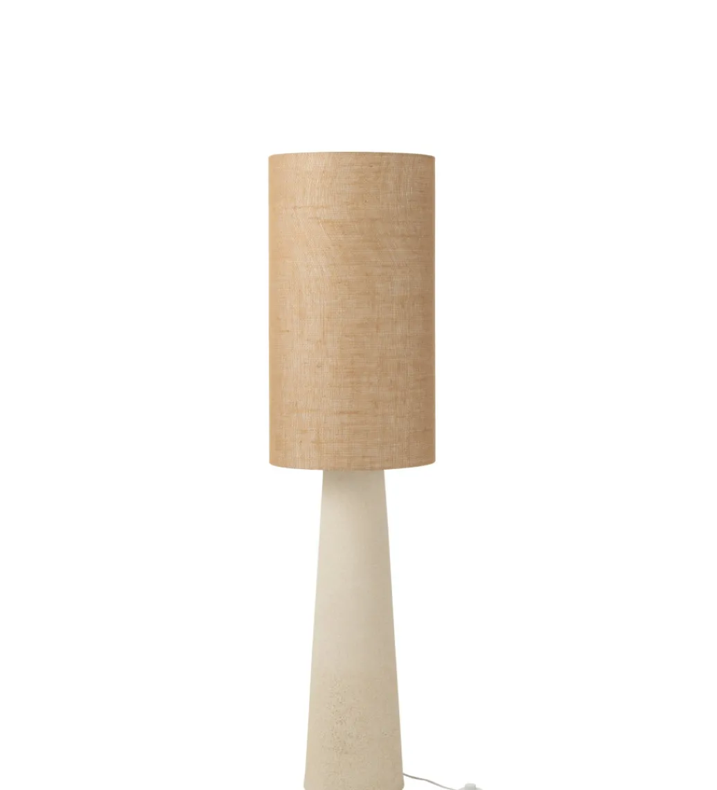 Lampa podłogowa AVA 140 cm naturalna biała*J-Line Online