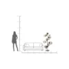 Lampa podłogowa BALLOON 160 cm smoke*KDesign New