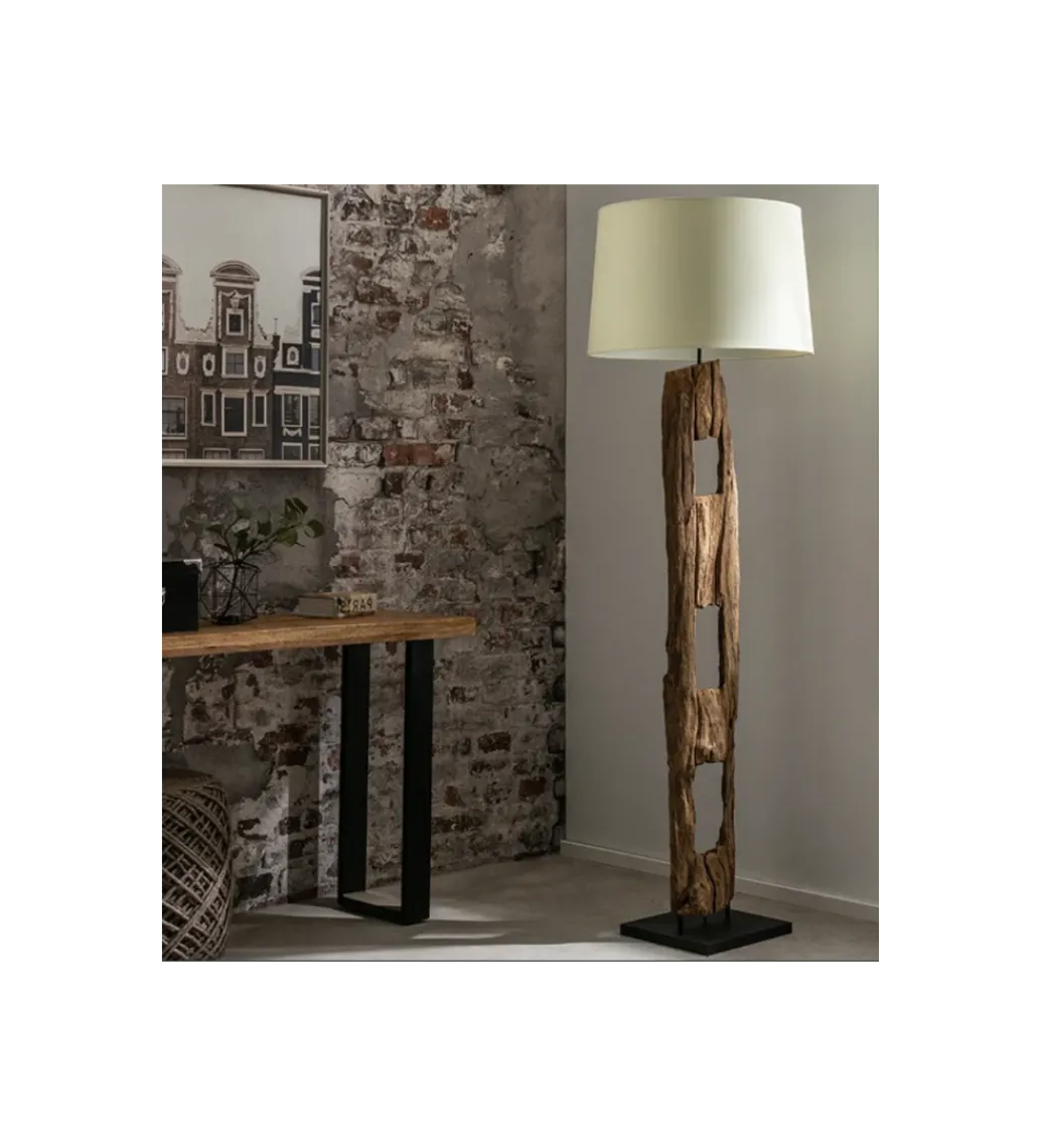 Lampa Podłogowa BARRACUDA 177 cm biała*Invicta Interior Outlet