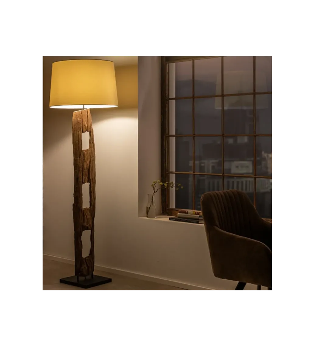 Lampa Podłogowa BARRACUDA 177 cm biała*Invicta Interior Outlet
