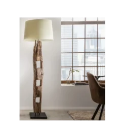 Lampa Podłogowa BARRACUDA 177 cm biała*Invicta Interior Outlet