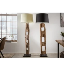 Lampa podłogowa BARRACUDA 177 cm czarna*Invicta Interior New