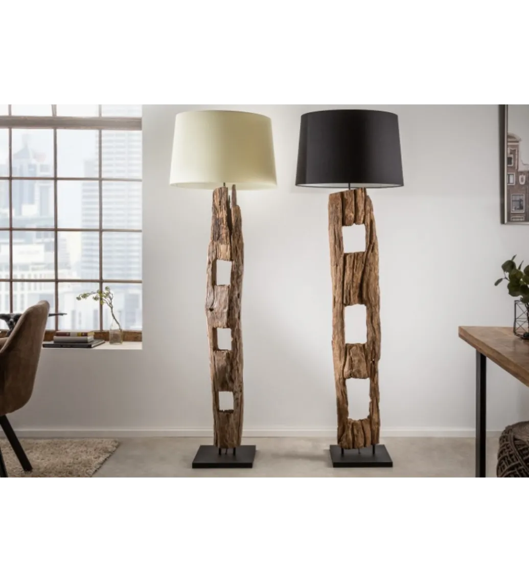 Lampa podłogowa BARRACUDA 177 cm czarna*Invicta Interior New