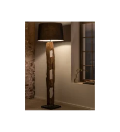 Lampa podłogowa BARRACUDA 177 cm czarna*Invicta Interior New