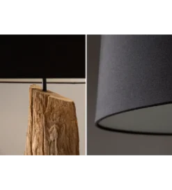 Lampa podłogowa BARRACUDA 177 cm czarna*Invicta Interior New