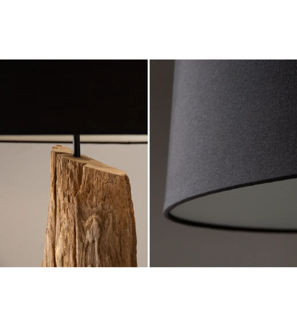 Lampa podłogowa BARRACUDA 177 cm czarna*Invicta Interior New
