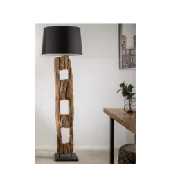 Lampa podłogowa BARRACUDA 177 cm czarna*Invicta Interior New