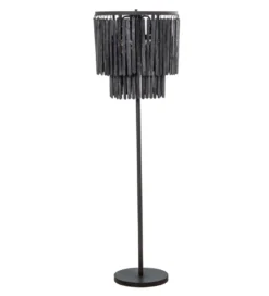 Lampa podłogowa BATERA 148 cm czarna*Exclusivas Online