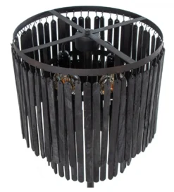 Lampa podłogowa BATERA 148 cm czarna*Exclusivas Online