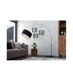 Lampa podłogowa Big Bow czarna*Invicta Interior