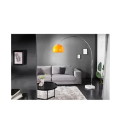 Lampa podłogowa Big Bow II 175 cm - 205 cm pomarańczowa*Invicta Interior - przedsprzedaż Hot