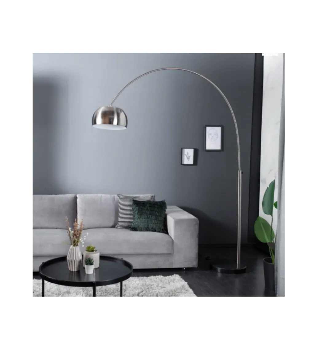 Lampa podłogowa Big Bow II srebrna*Invicta Interior Clearance