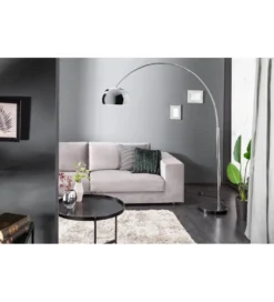 Lampa podłogowa Big Bow II srebrna*Invicta Interior Clearance