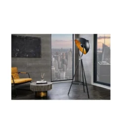 Lampa podłogowa Big Studio 160 cm czarno złota*Invicta Interior Sale