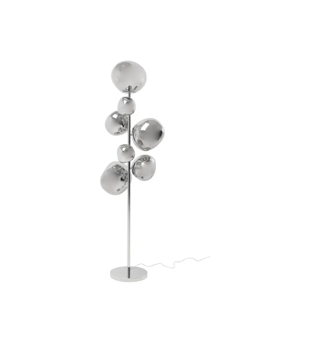 Lampa podłogowa BURBUJA 168 cm srebrna*KDesign Discount