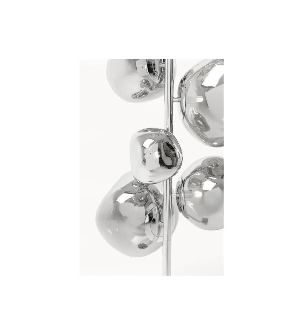 Lampa podłogowa BURBUJA 168 cm srebrna*KDesign Discount