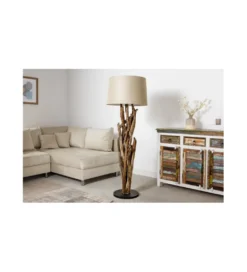 Lampa podłogowa Cara 150 cm beżowa*Invicta Interior Online