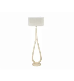 Lampa podłogowa Cronos 60 cm drewno mango*Imeri Online