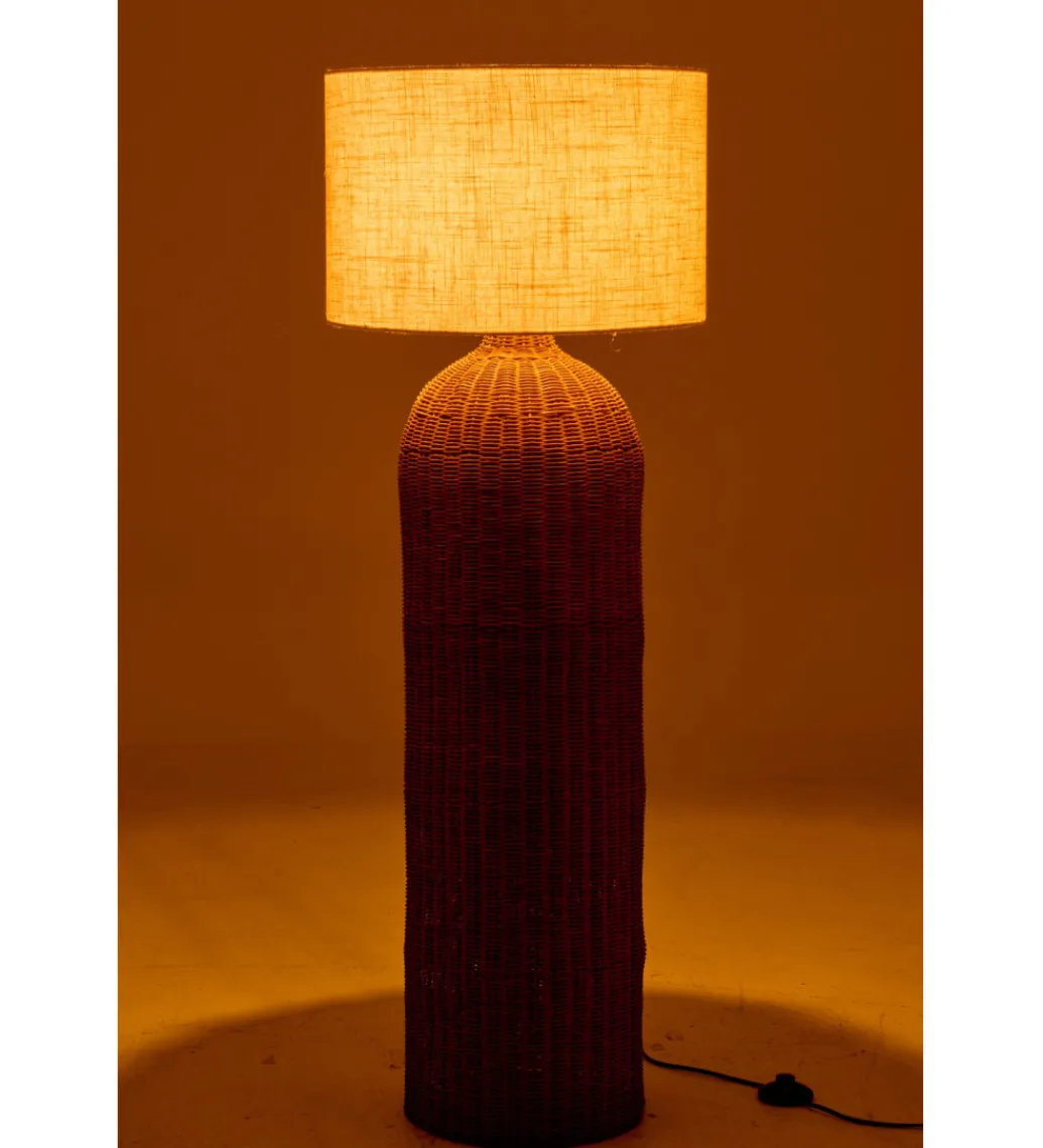 Lampa podłogowa CYLINDER 128 cm naturalna ercu*J-Line New